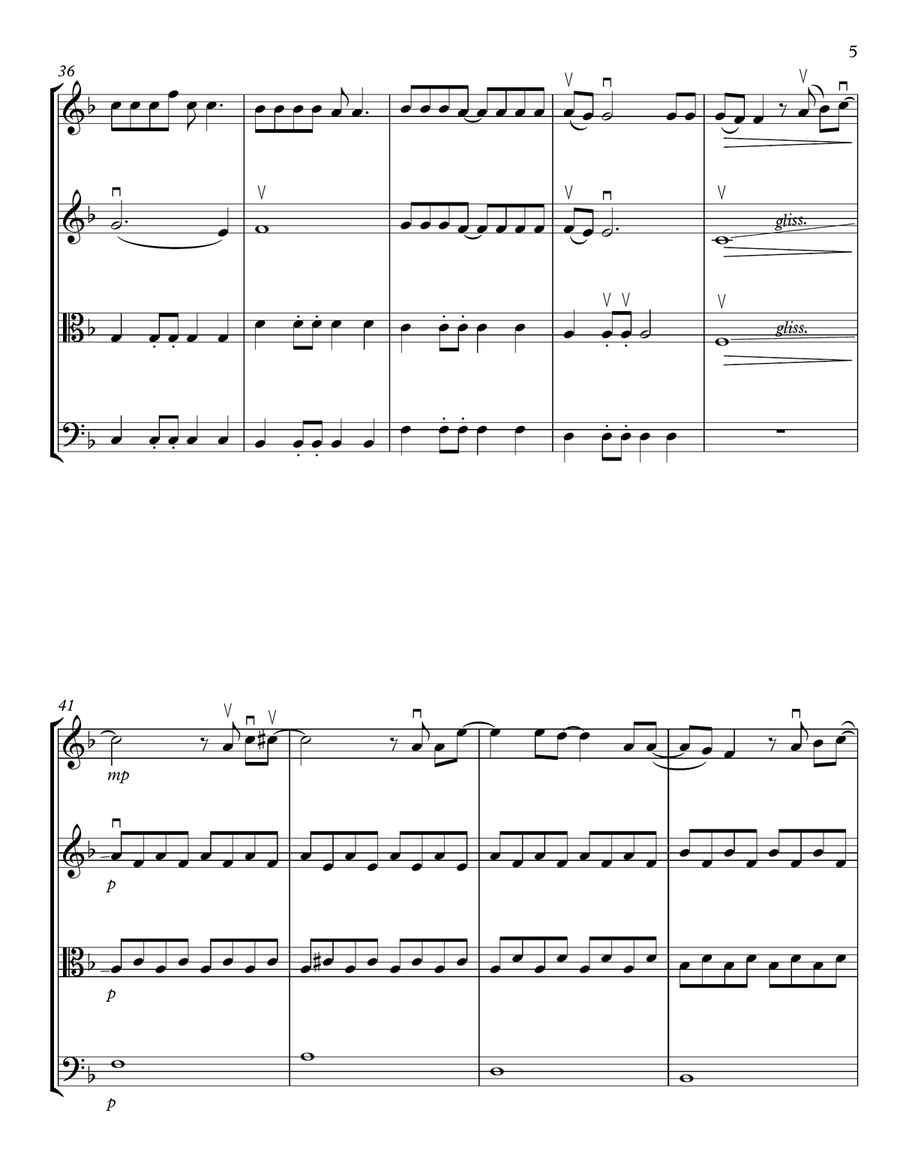 High Hopes String Quartet scores gallery preview page 5
