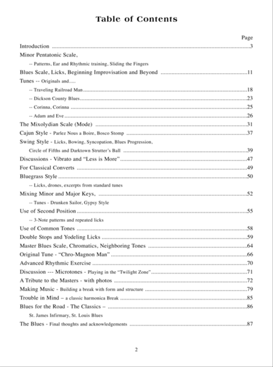 Getting Into Blues Violin Violin Solo scores gallery preview page 3