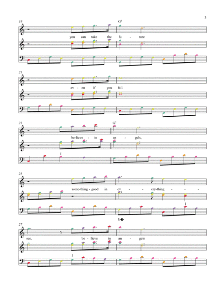 I Have A Dream Voice scores gallery preview page 4
