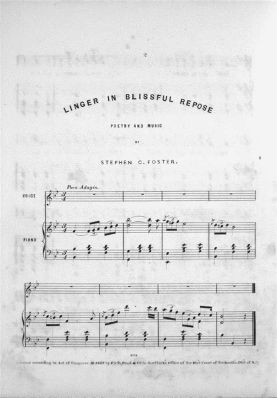 Linger in Blissful Repose. Serenade Voice scores gallery preview page 2