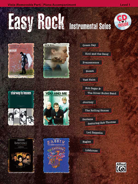 Easy Rock Instrumental Solos for Strings, Level 1 image number null