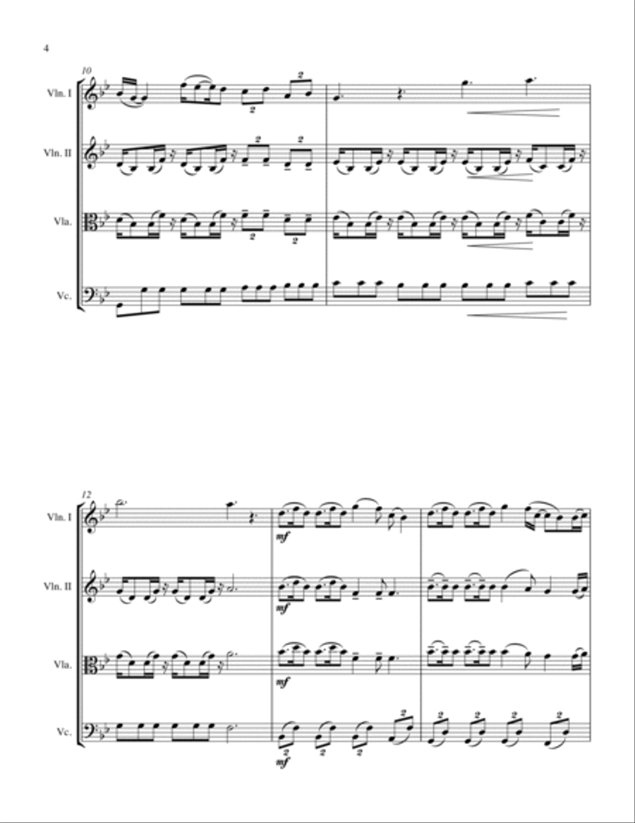 A Thousand Years String Trio scores gallery preview page 6