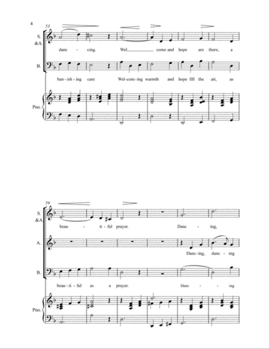 Candles are Dancing 3-Part scores gallery preview page 4