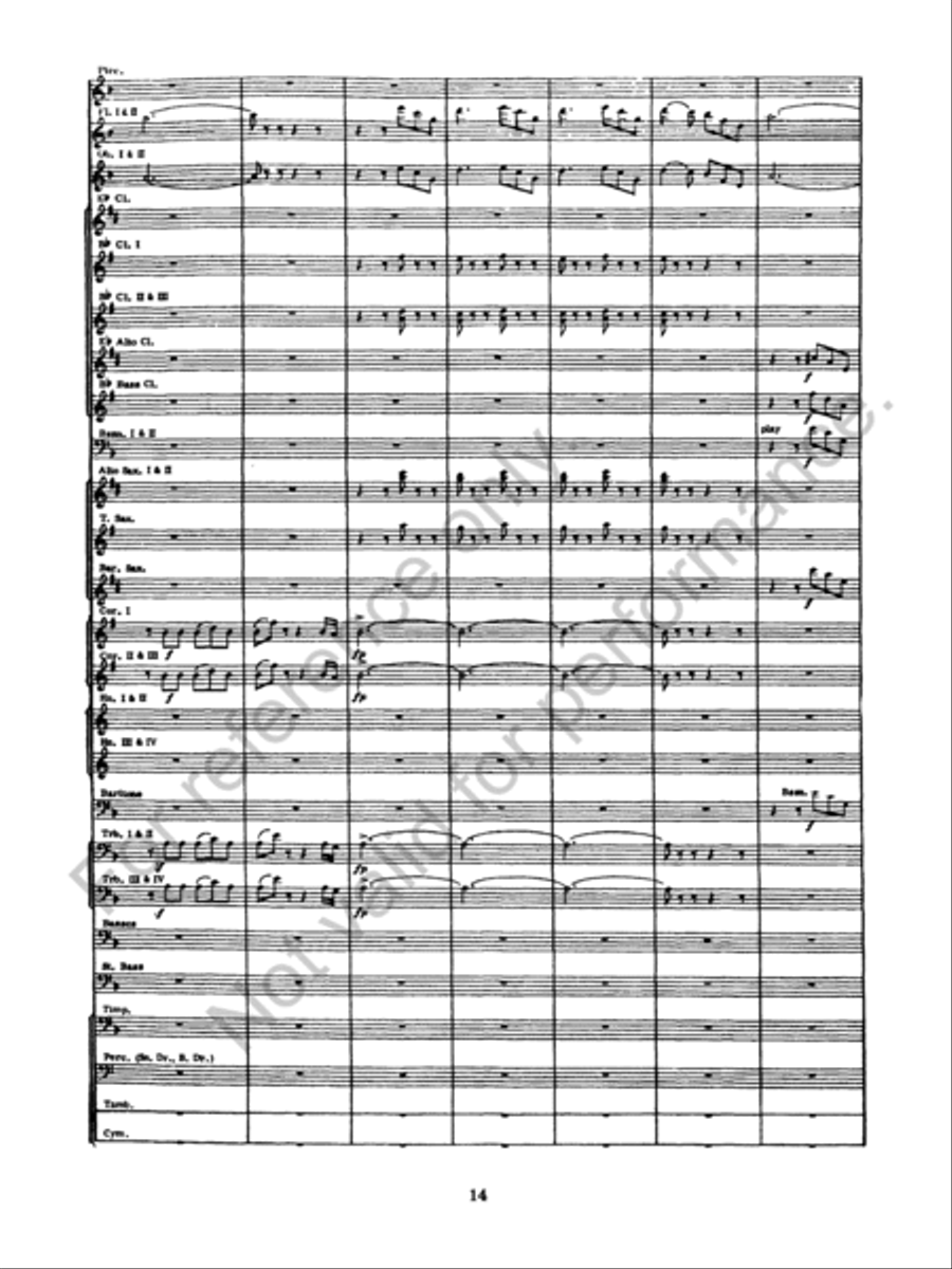Incidental Suite Concert Band scores gallery preview page 15