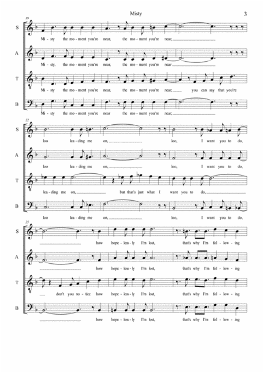 Misty 4-Part scores gallery preview page 3