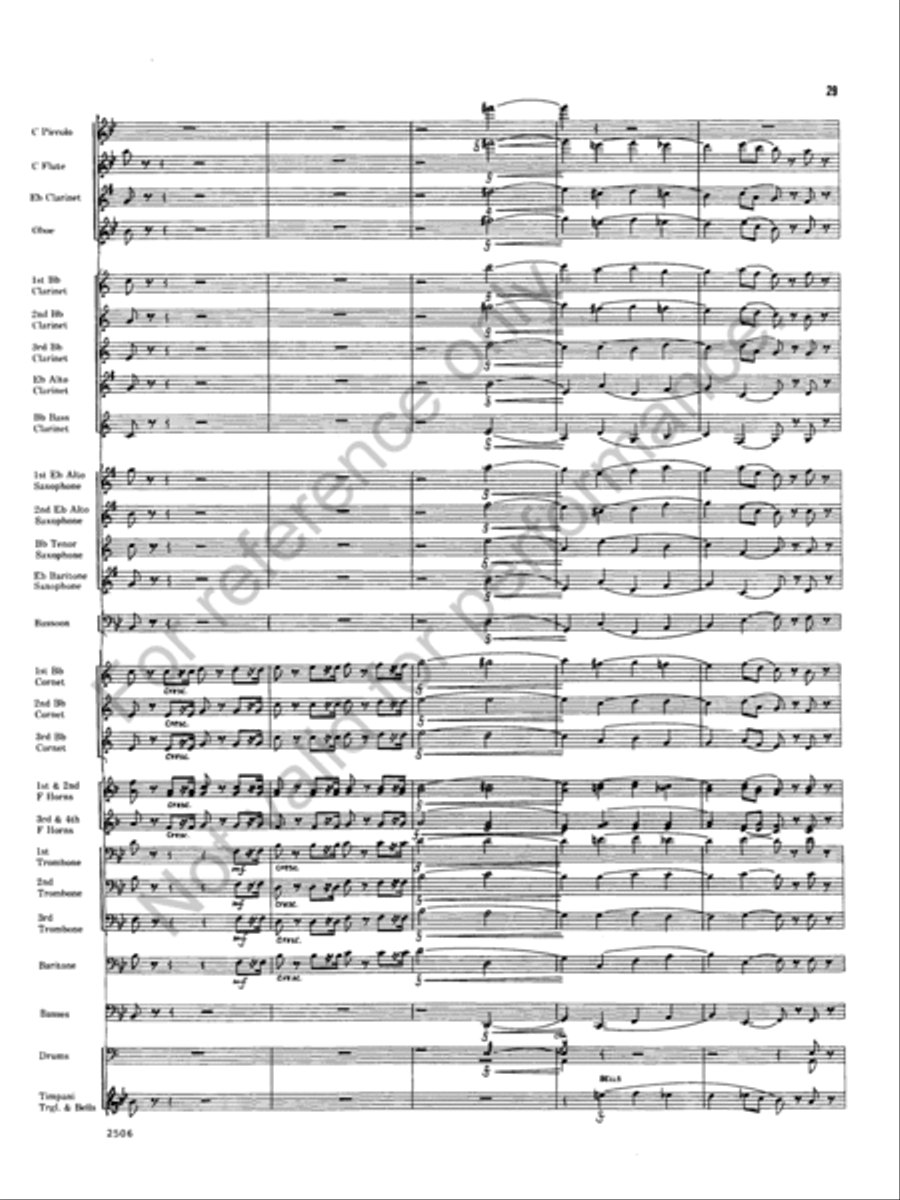 Armida Concert Band scores gallery preview page 29