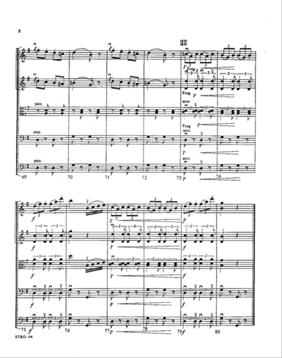 Rosamunde Ballet Music No. I Orchestra scores gallery preview page 7