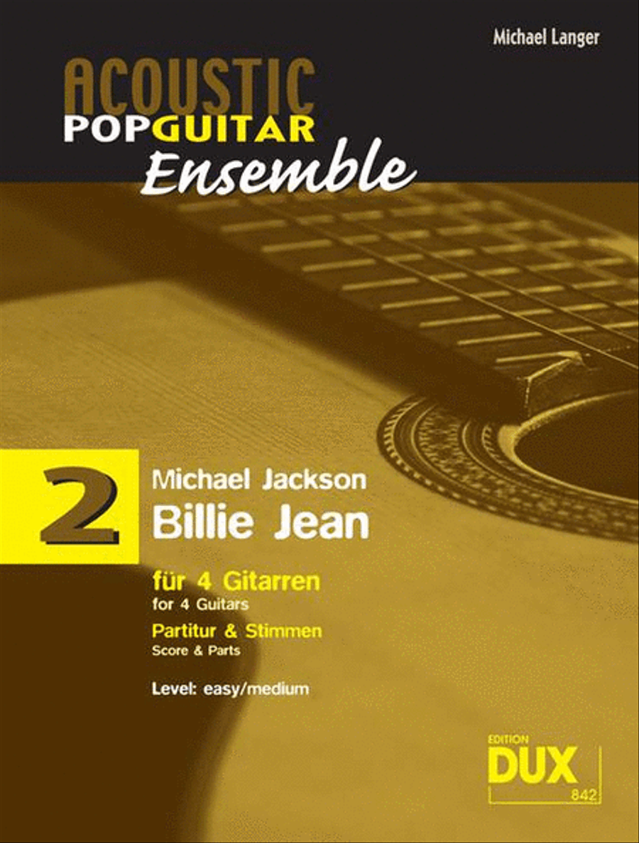 Billie Jean Vol. 2 Guitar Ensemble scores gallery preview page 1