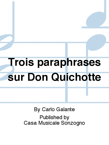 Trois paraphrases sur Don Quichotte