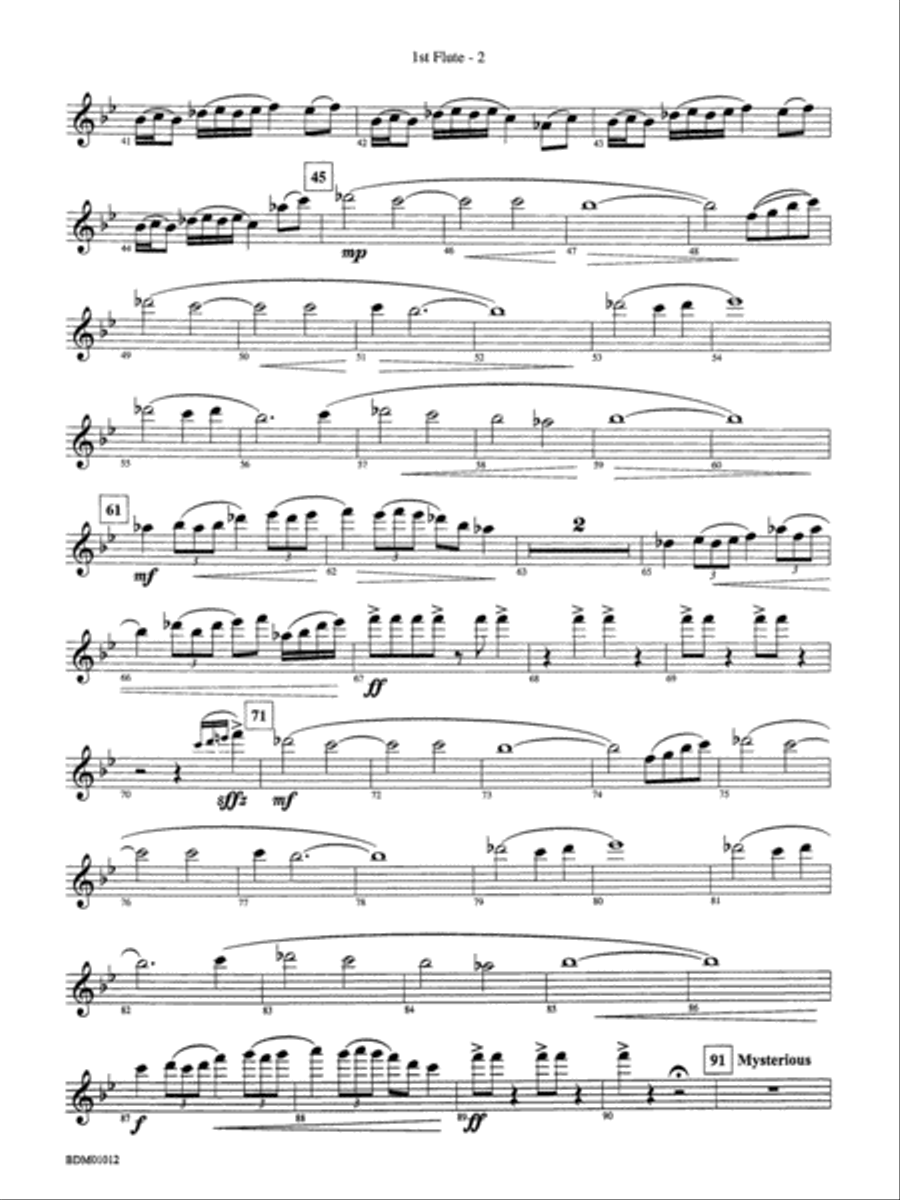 Inchon: Flute Concert Band scores gallery preview page 2