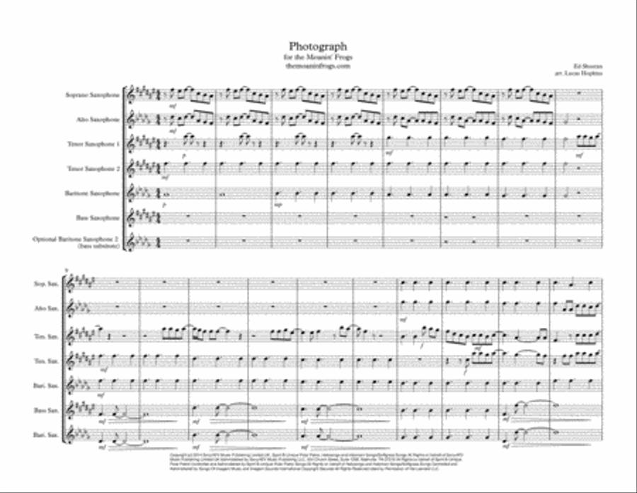 Photograph Photograph Small Ensemble scores gallery preview page 2