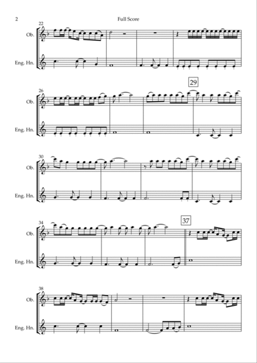 Empire State Of Mind Woodwind Duet scores gallery preview page 2