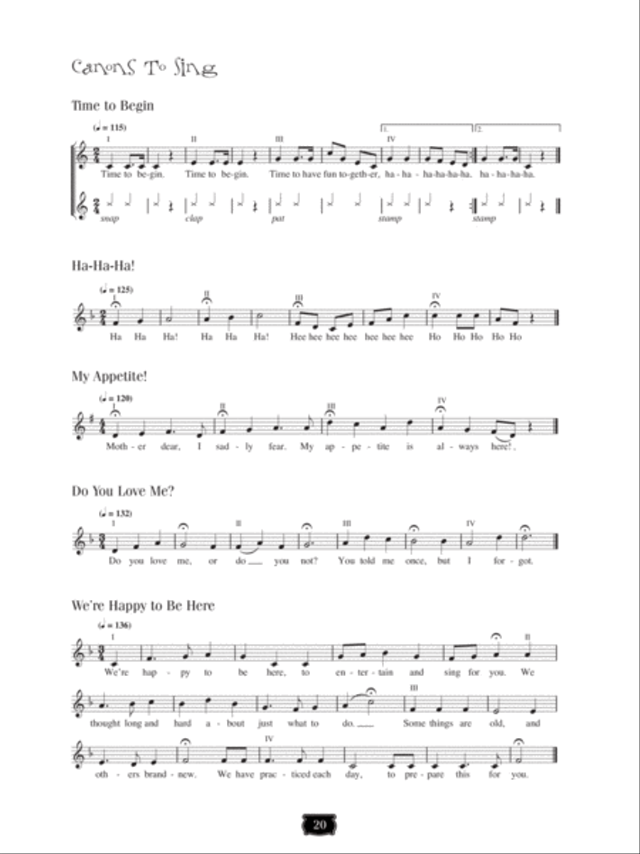 Pot-Pourri Pot-Pourri Classroom Materials scores gallery preview page 4