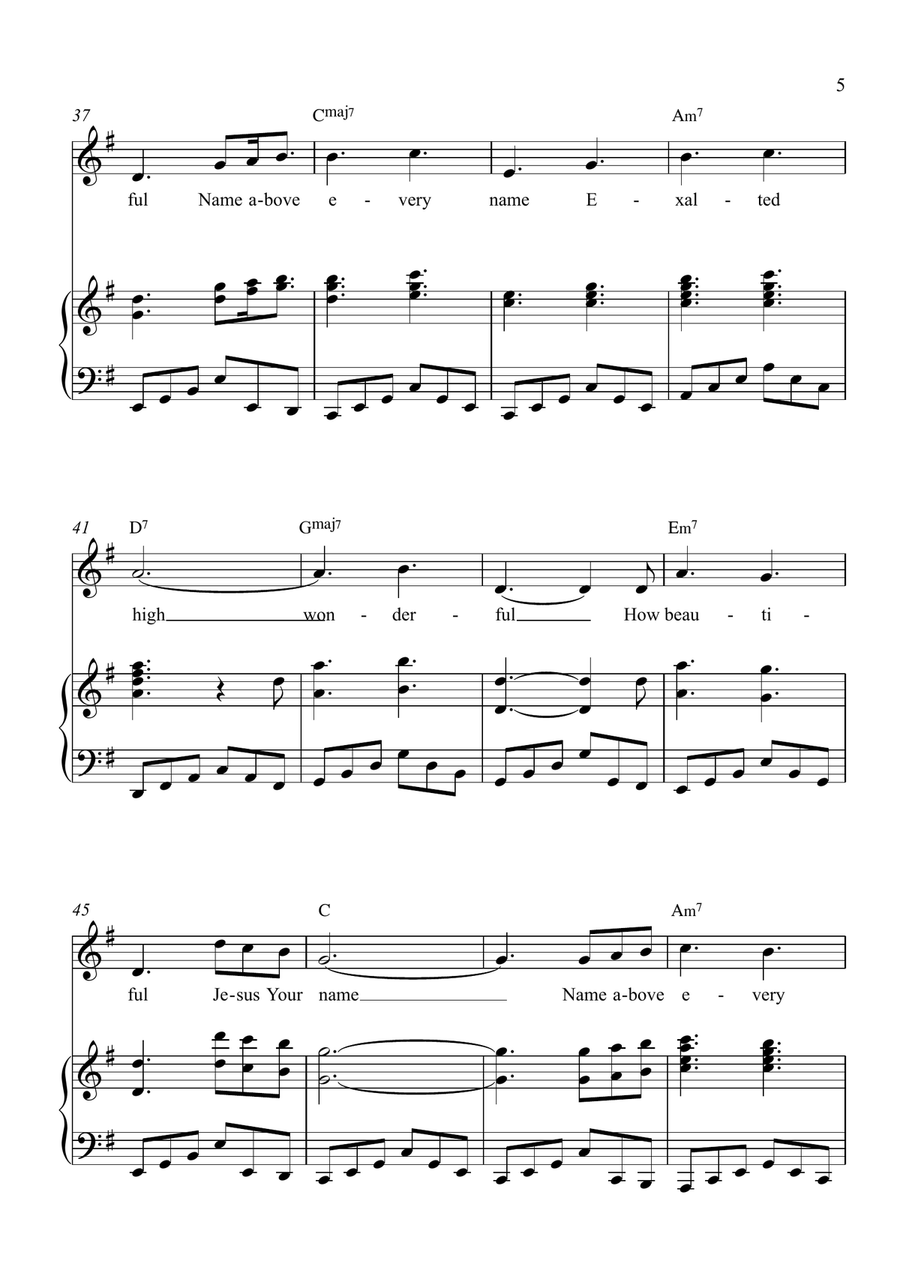 Beautiful Savior Beautiful Savior SA scores gallery preview page 5