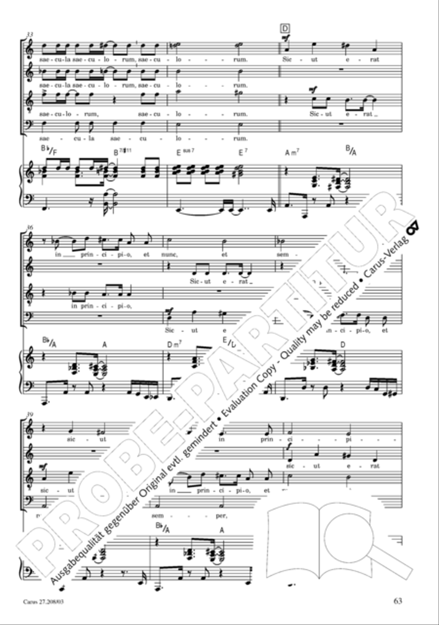Magnificat 4-Part scores gallery preview page 64