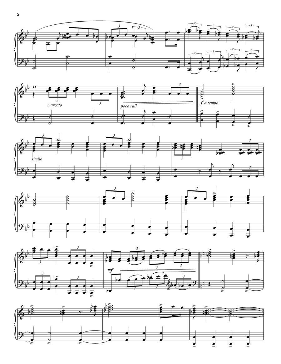 Star Wars (Main Theme) Piano Solo scores gallery preview page 2