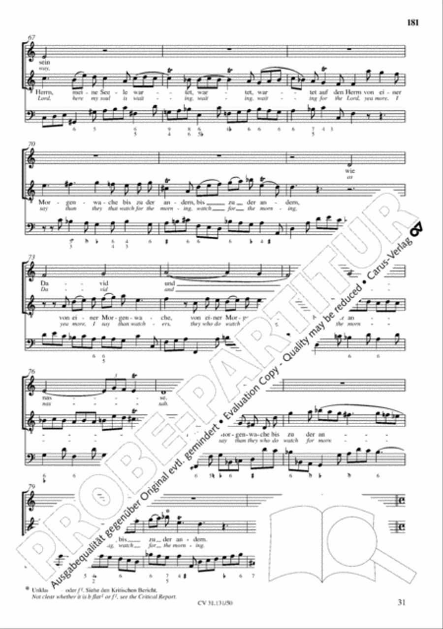 The Complete Sacred Vocal Works (Das geistliche Vokalwerk) Voice scores gallery preview page 182