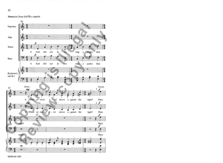 When in Our Music God Is Glorified (Choral Score)