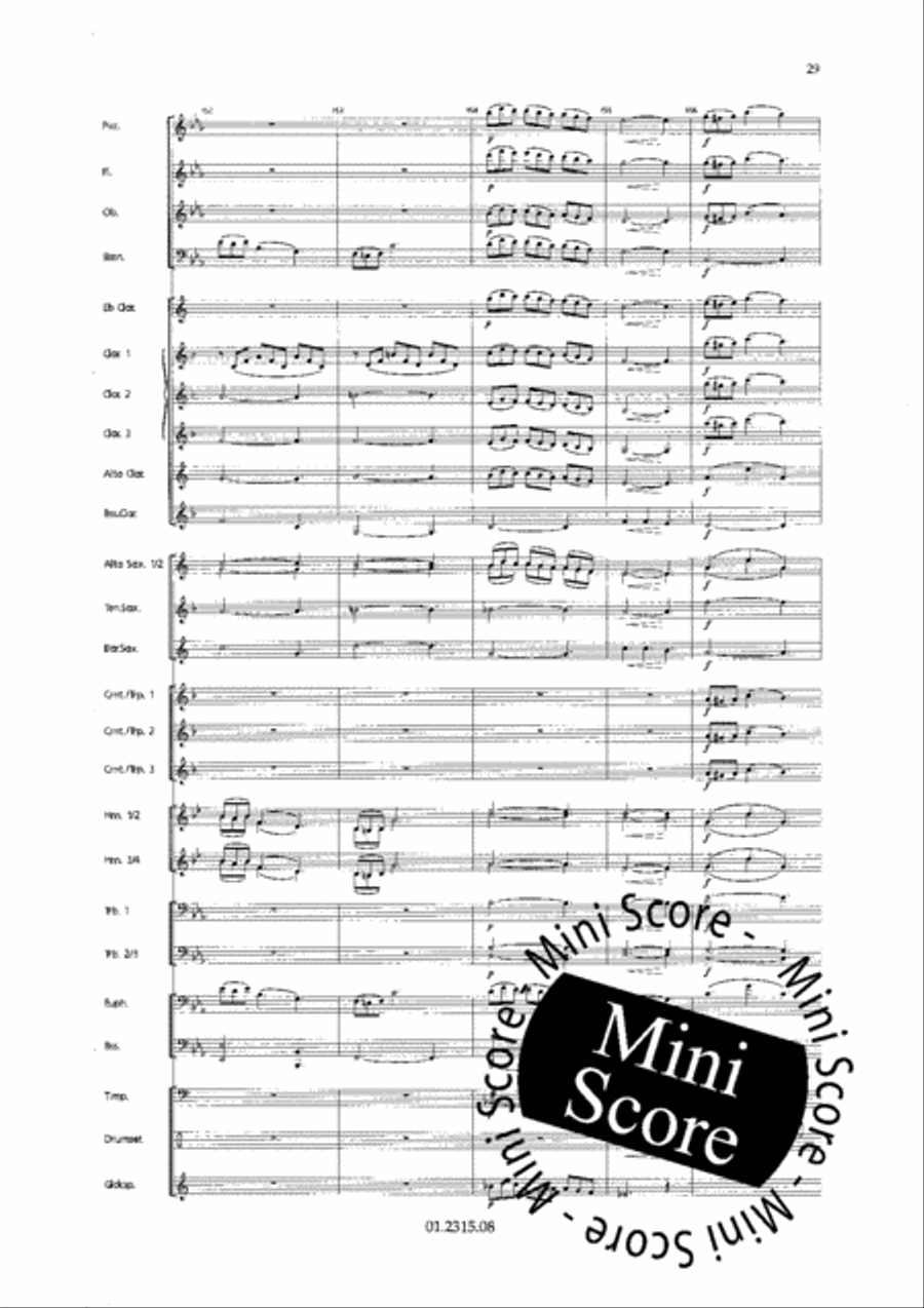 A Tribute to Stephen Foster Concert Band scores gallery preview page 33