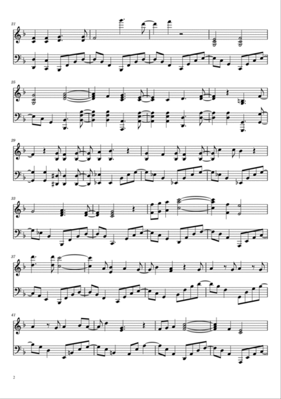 Crossing Field Piano Solo scores gallery preview page 2