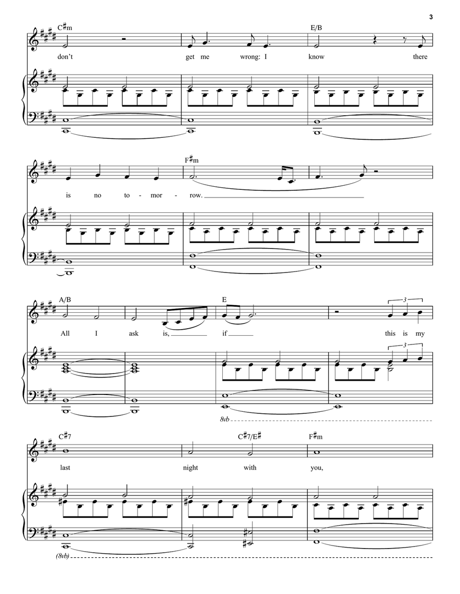 All I Ask Voice scores gallery preview page 3