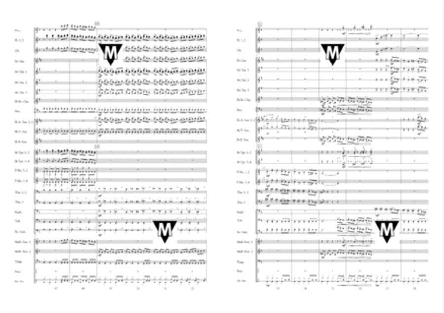 Blue Rondo a la Turk Concert Band scores gallery preview page 6