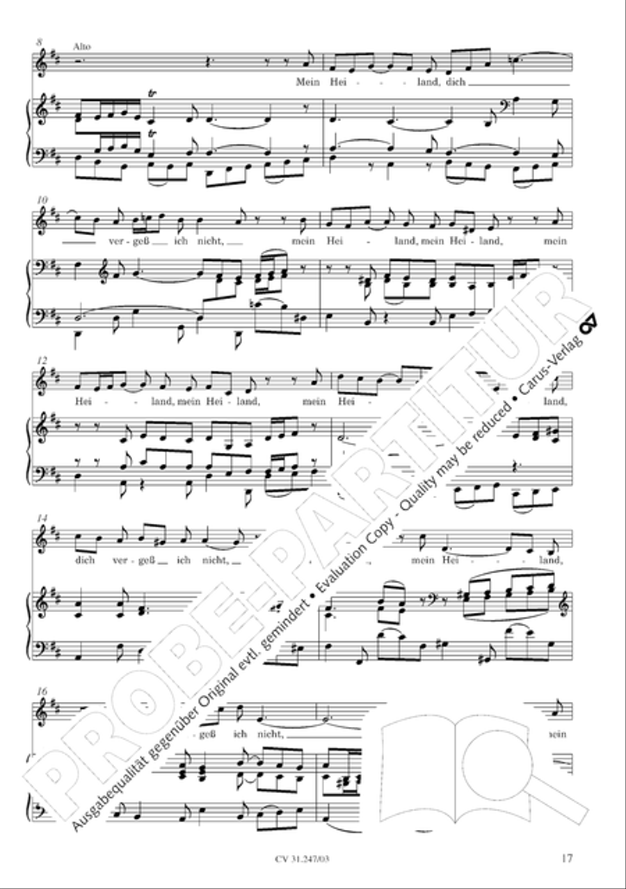 St. Mark Passion (Markus-Passion) 4-Part scores gallery preview page 18