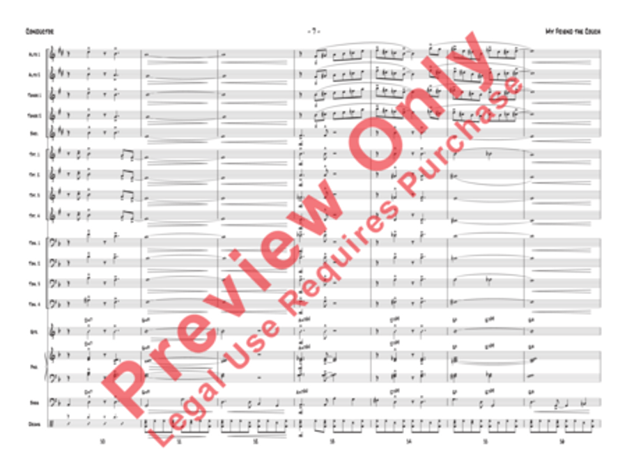 My Friend the Couch Jazz Ensemble scores gallery preview page 10