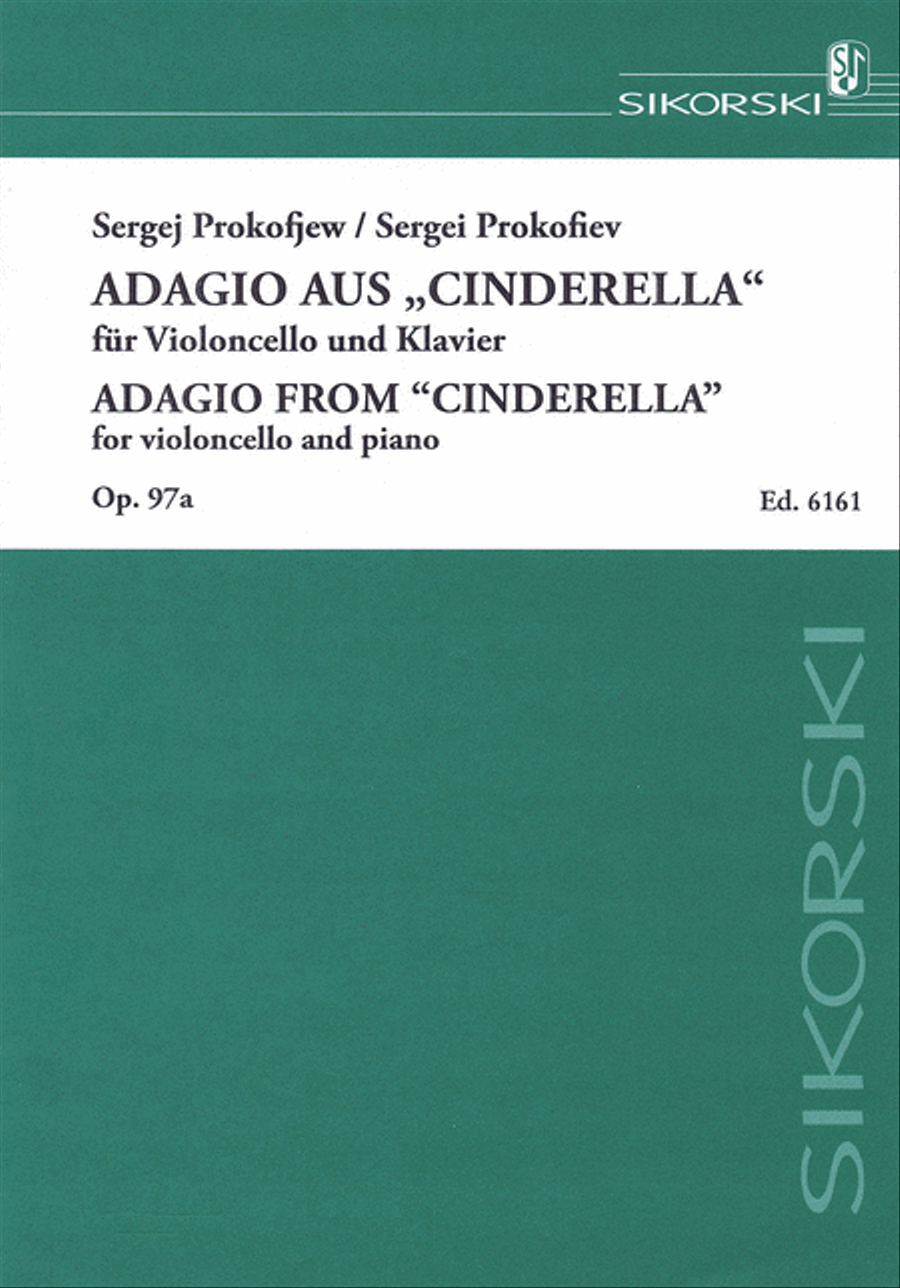 Sergei Prokofiev – Adagio from “Cinderella,” Op. 97a Piano Accompaniment scores gallery preview page 1