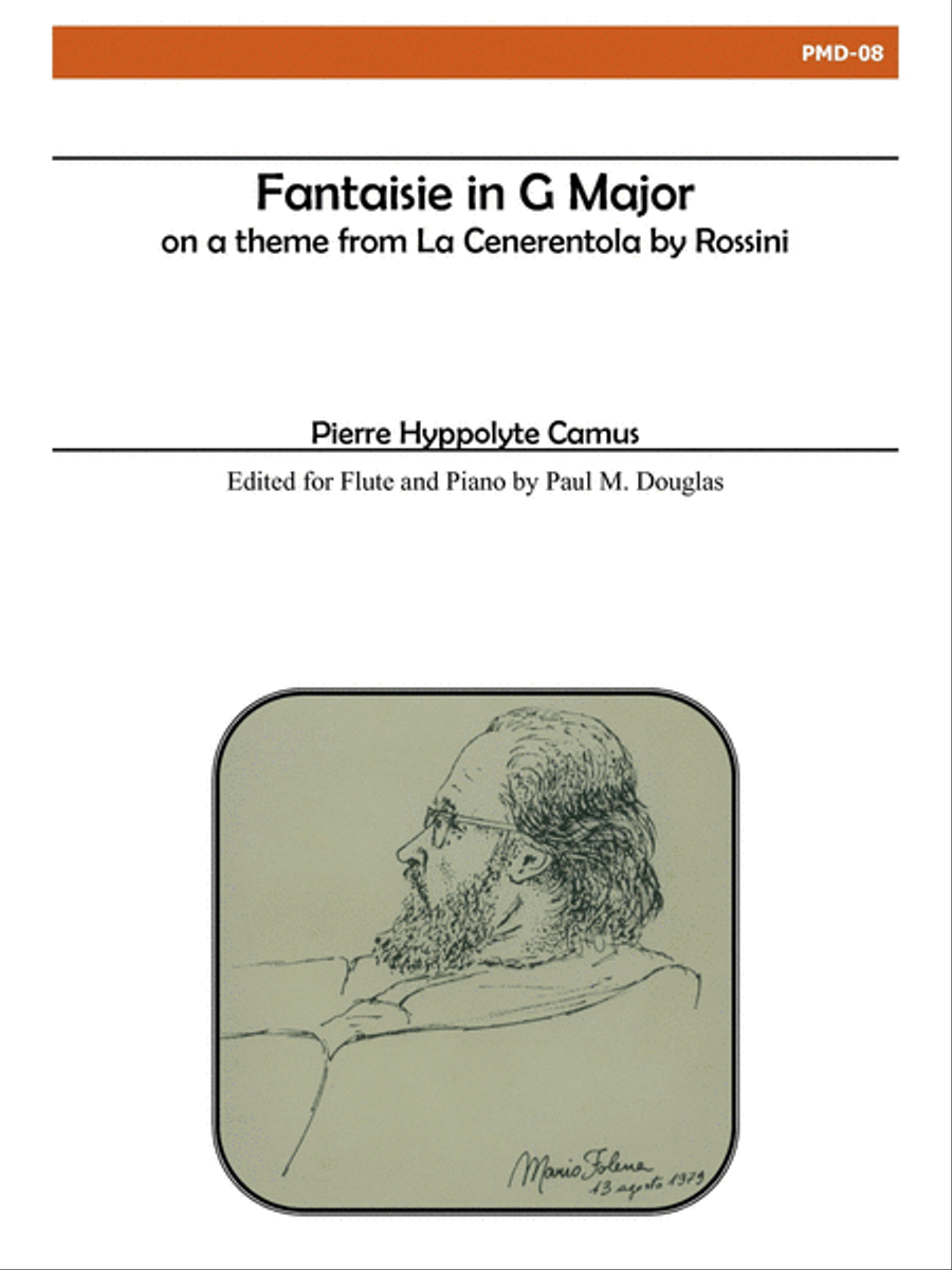 Fantasie in G Major Flute Solo scores gallery preview page 1