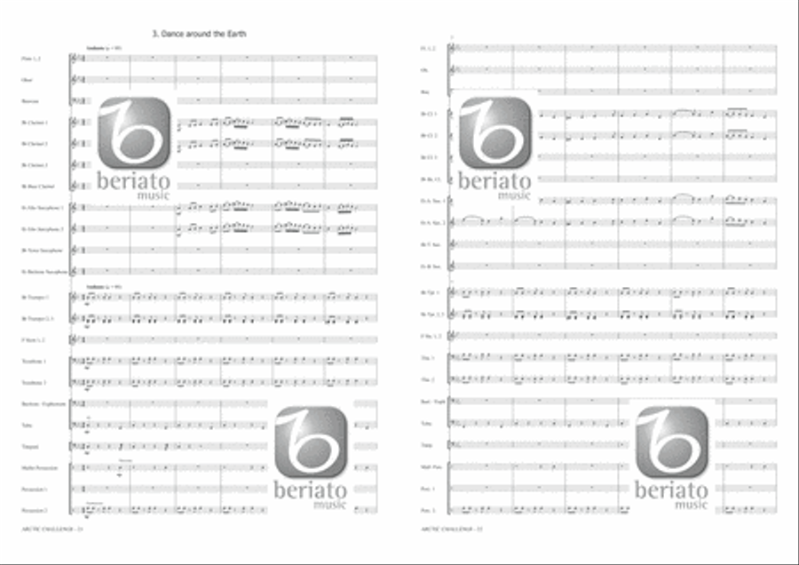 Arctic Challenge Arctic Challenge Concert Band scores gallery preview page 12