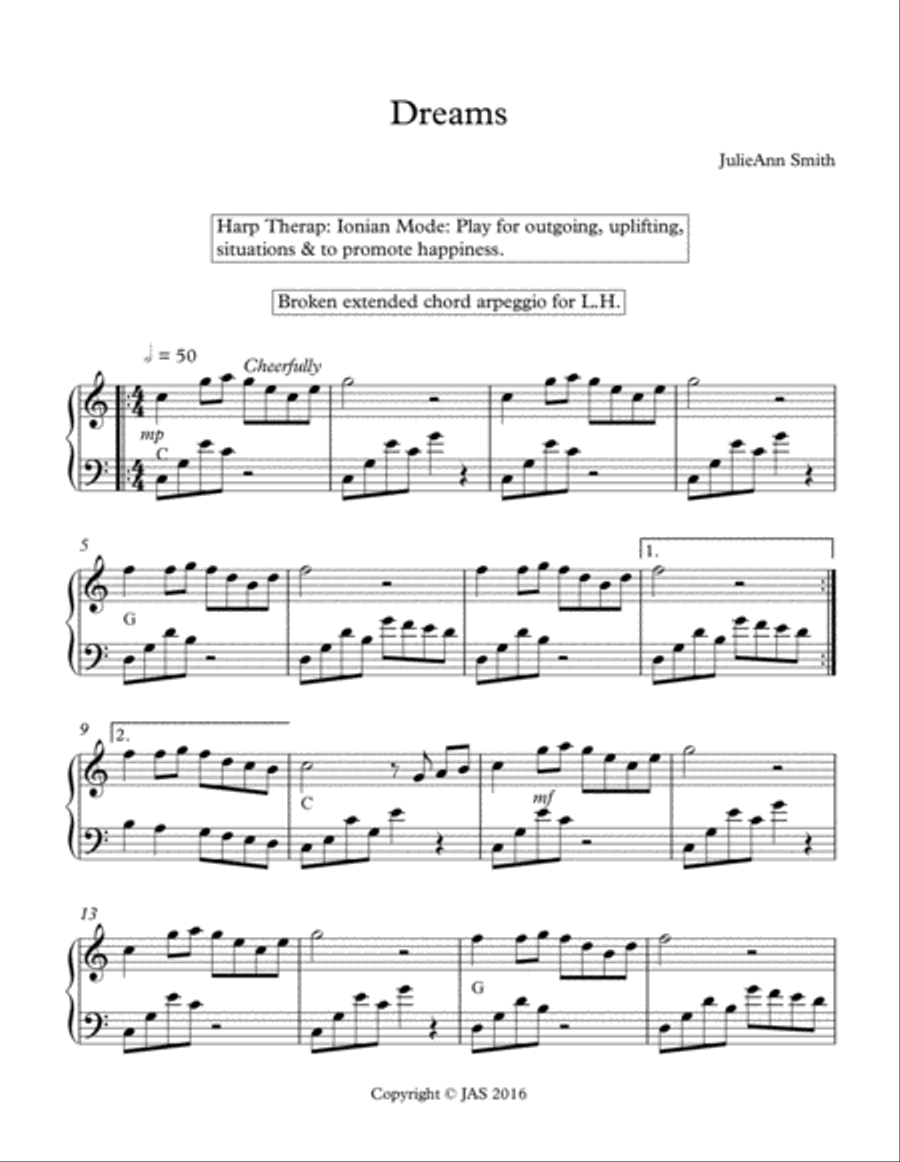 Dreams Harp scores gallery preview page 2