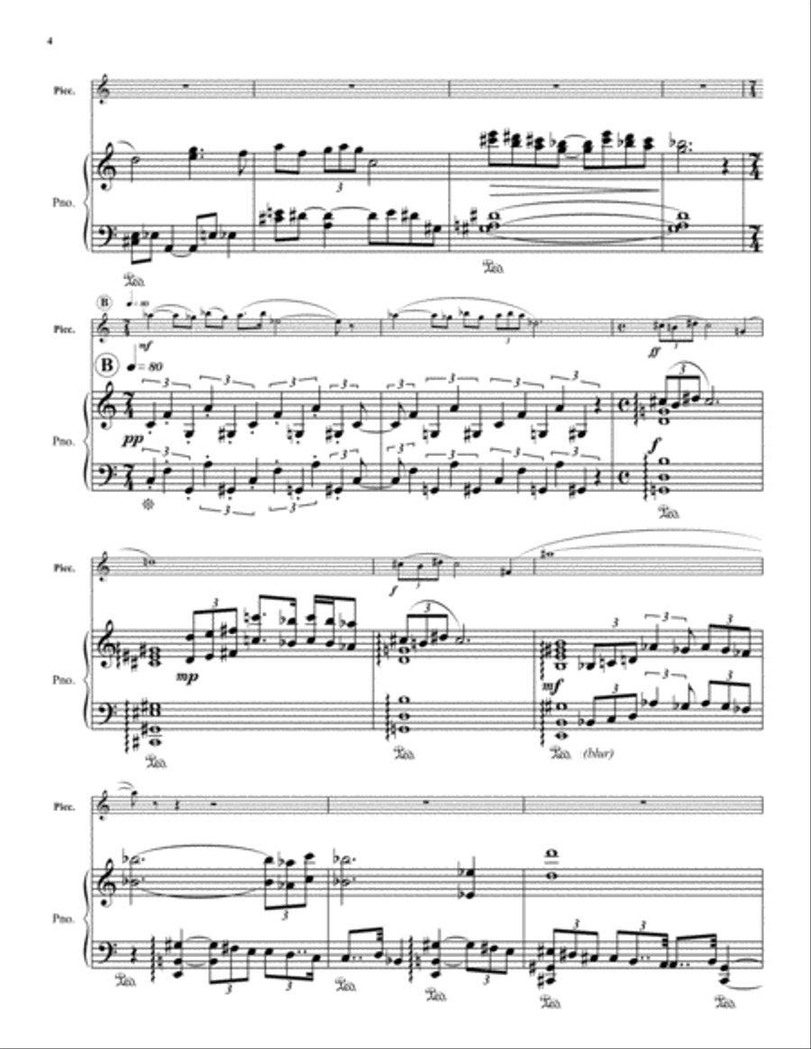 Concerto for Piccolo Piccolo scores gallery preview page 5