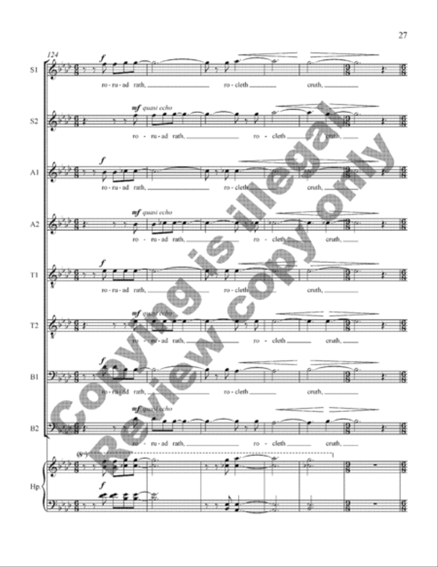 Scel lem duib SSAATTBB scores gallery preview page 27
