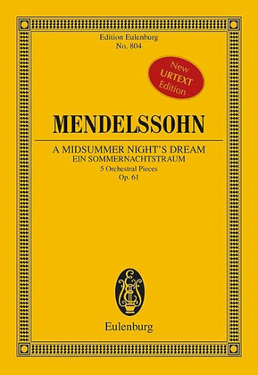 Book cover for A Midsummer Night's Dream, Op. 61