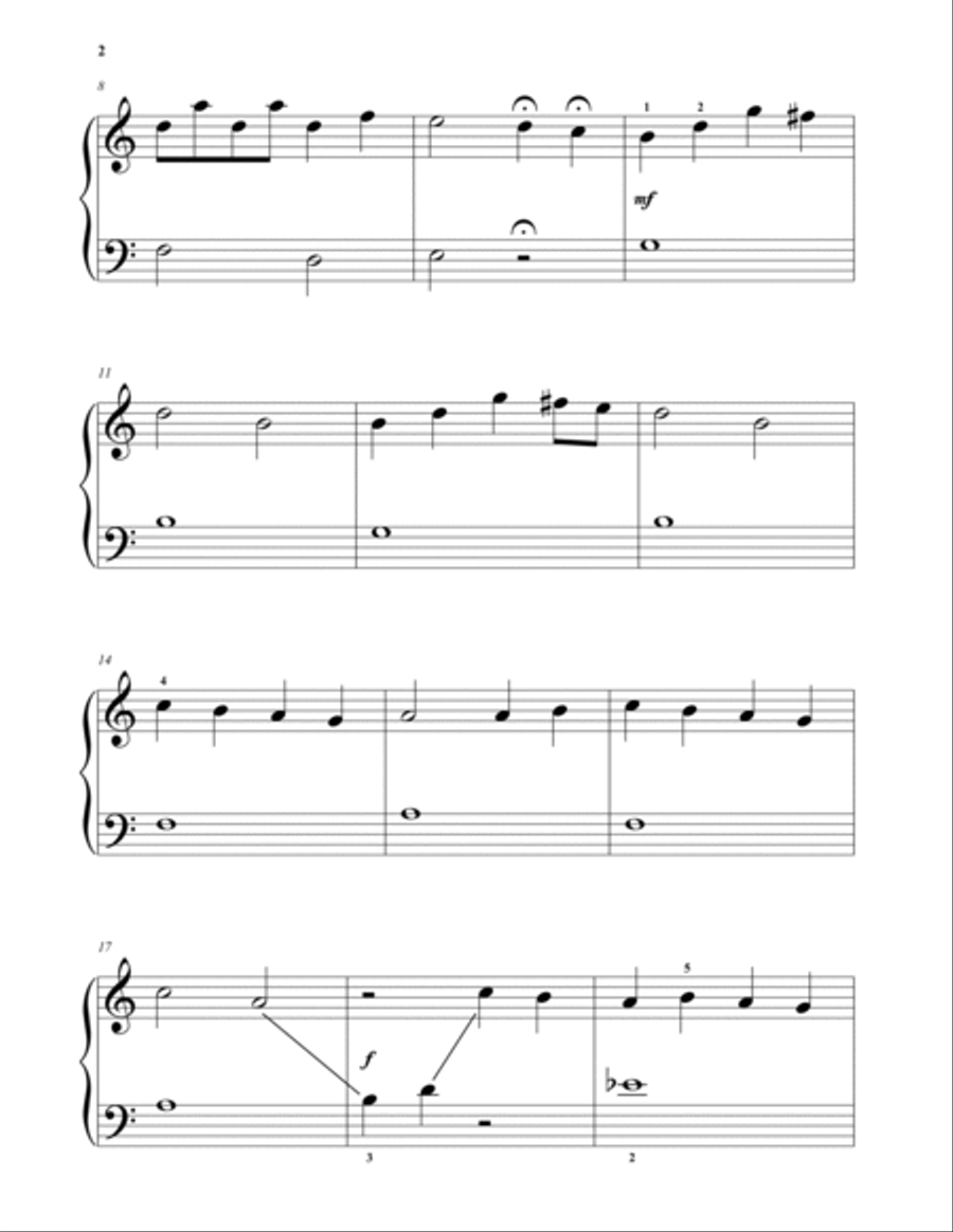One Last Wish (from Casper) Piano Solo scores gallery preview page 2