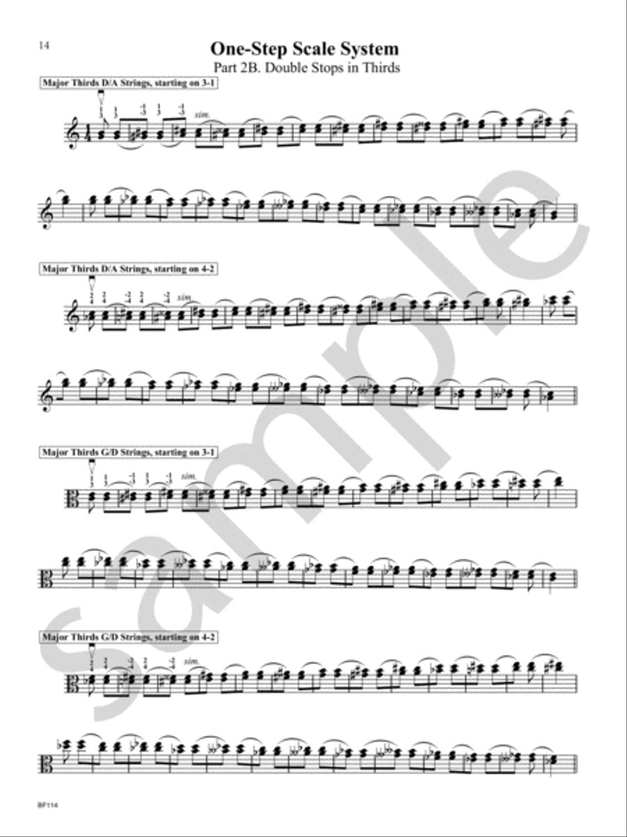 One-Step Scale System System for Viola Viola scores gallery preview page 9