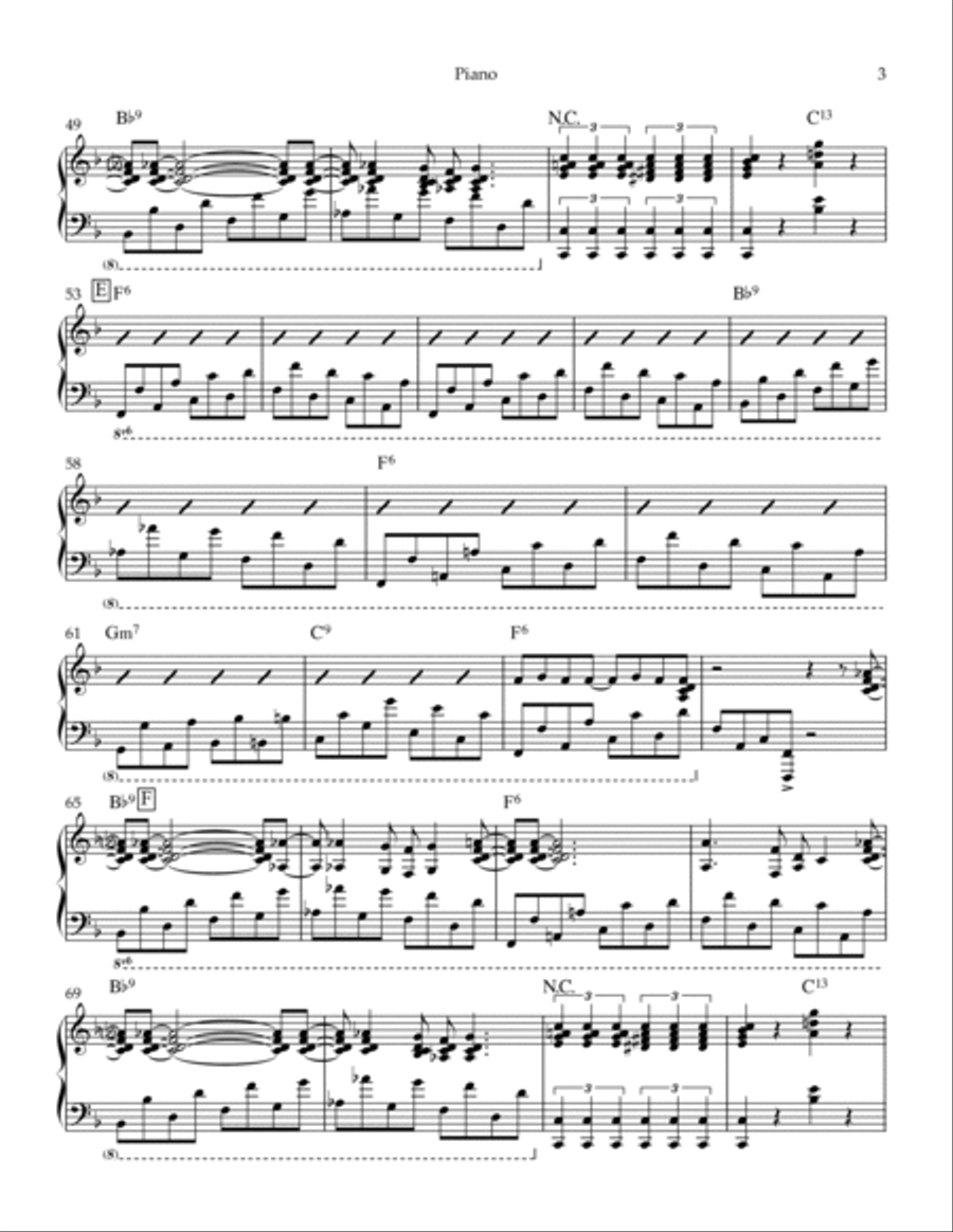 Choo Choo Ch' Boogie Jazz Ensemble scores gallery preview page 4
