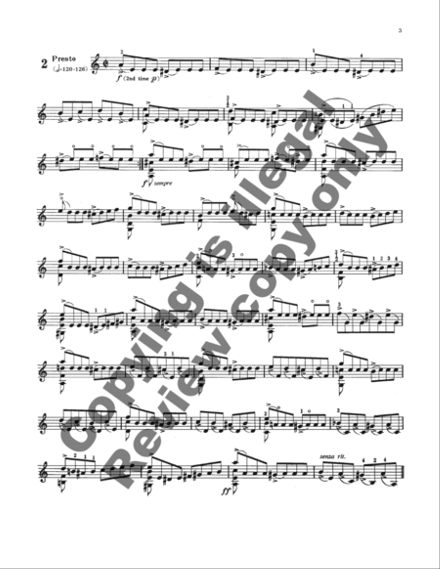 Caprice Variations Caprice Variations Violin Solo scores gallery preview page 4