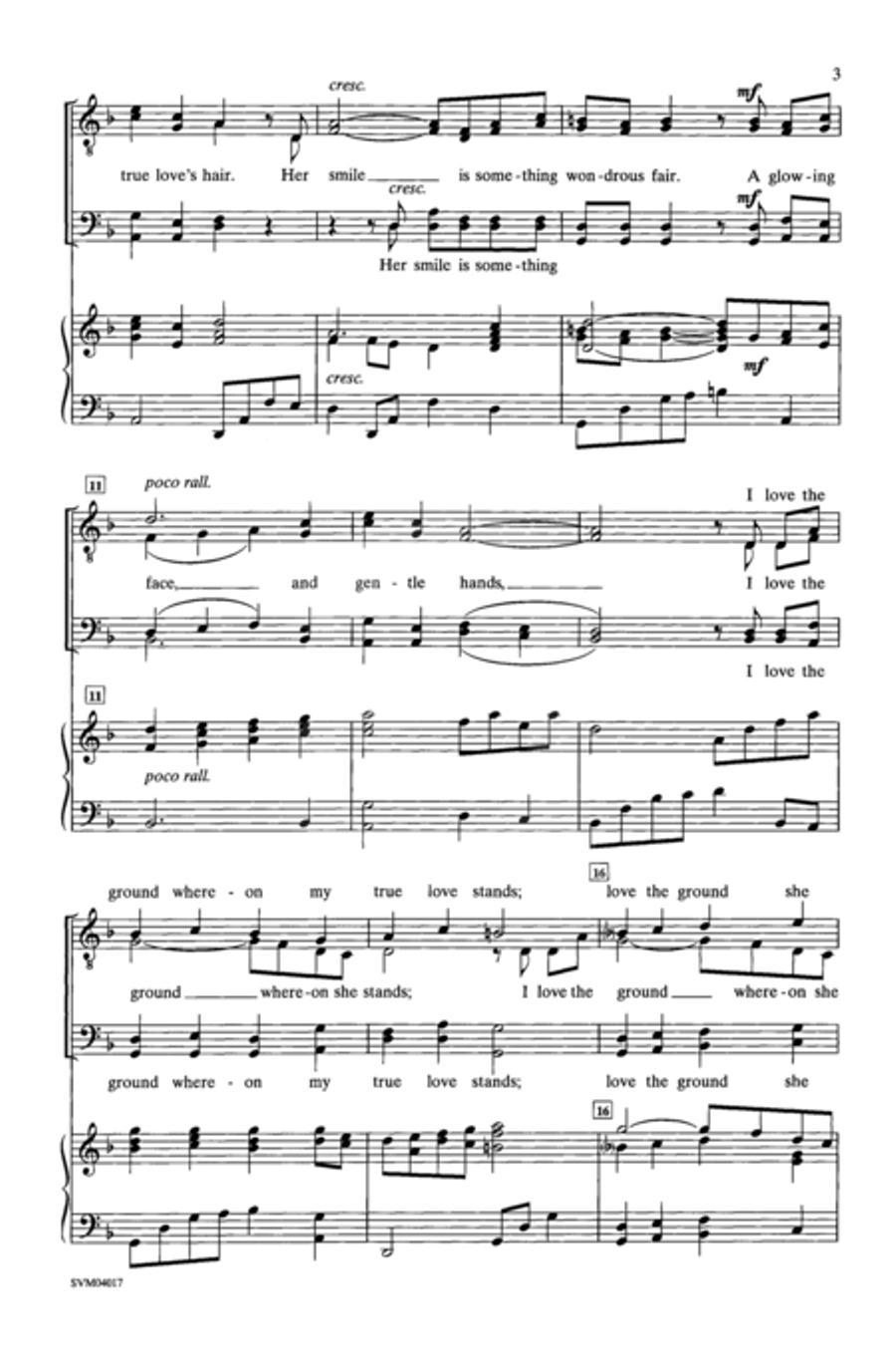 Black Is the Color of My True Love's Hair Men's Choir scores gallery preview page 9