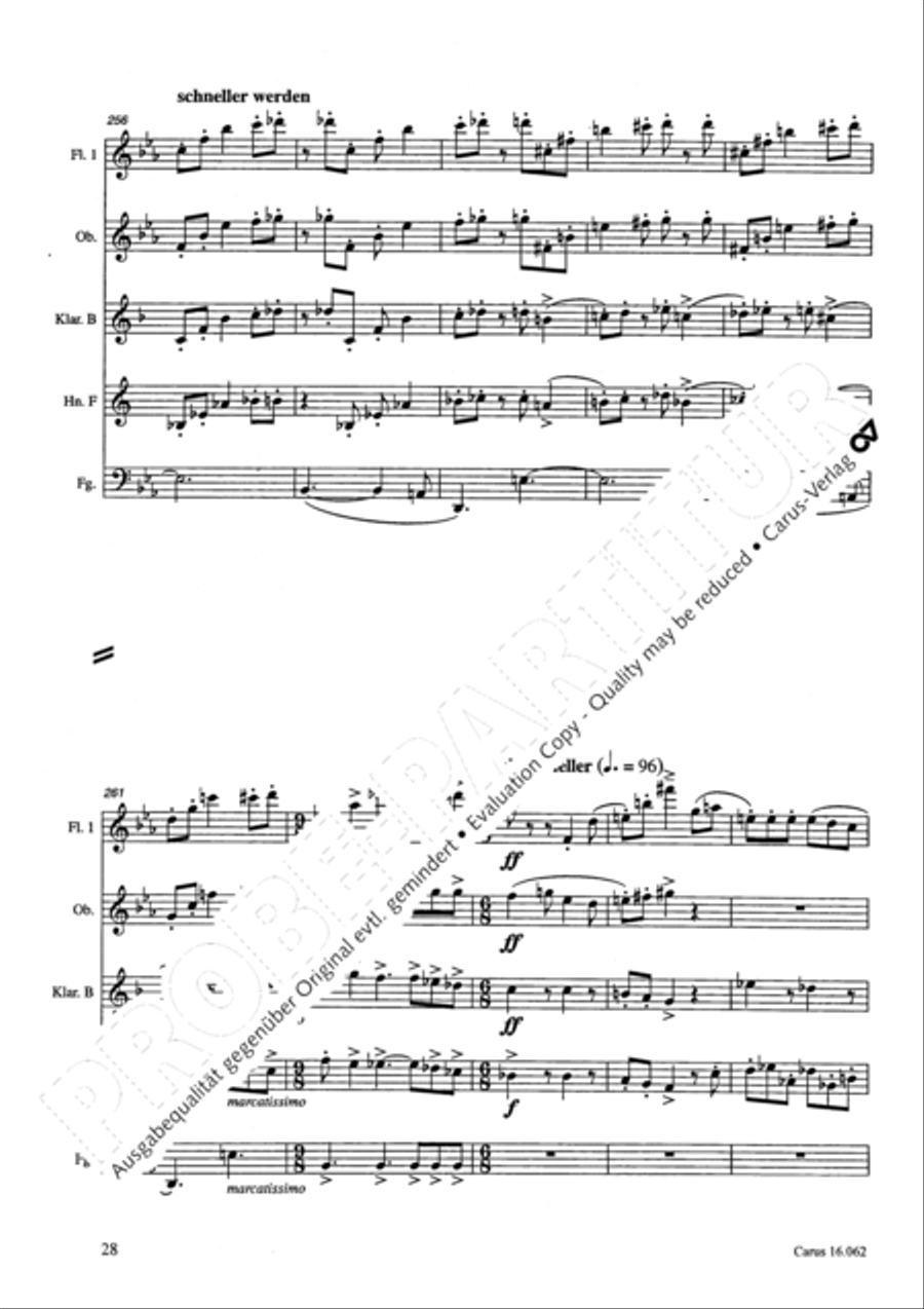 Musik fur sechs Blaser Musik fur sechs Blaser Bassoon scores gallery preview page 31
