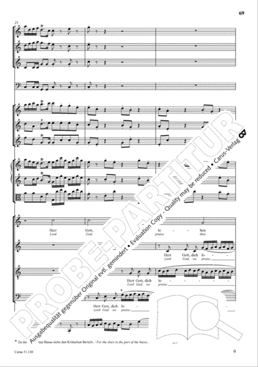 The Complete Sacred Vocal Works (Das geistliche Vokalwerk) Voice scores gallery preview page 70