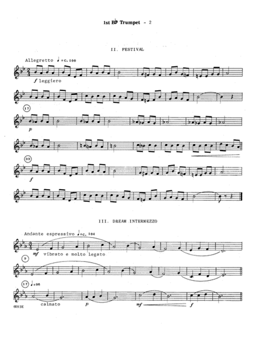 Suite For Three Trumpets (Opus 28) - 1st Bb Trumpet