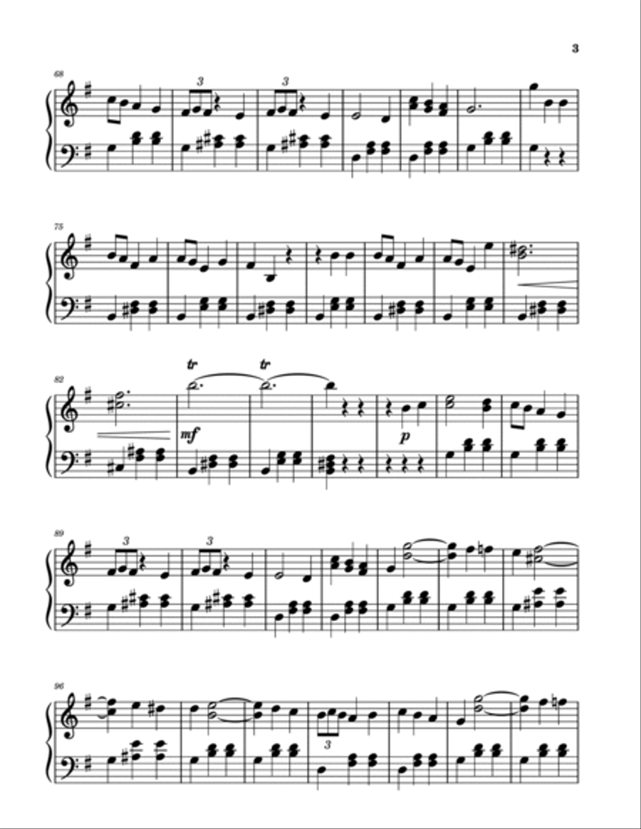 Sempre Libera from La Traviata Piano Solo scores gallery preview page 3