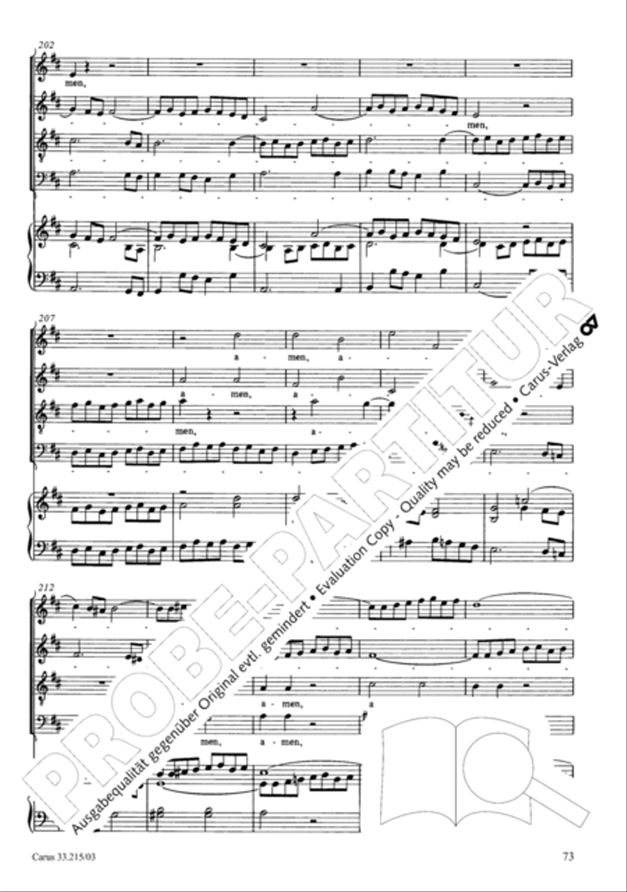 Magnificat Magnificat 4-Part scores gallery preview page 74