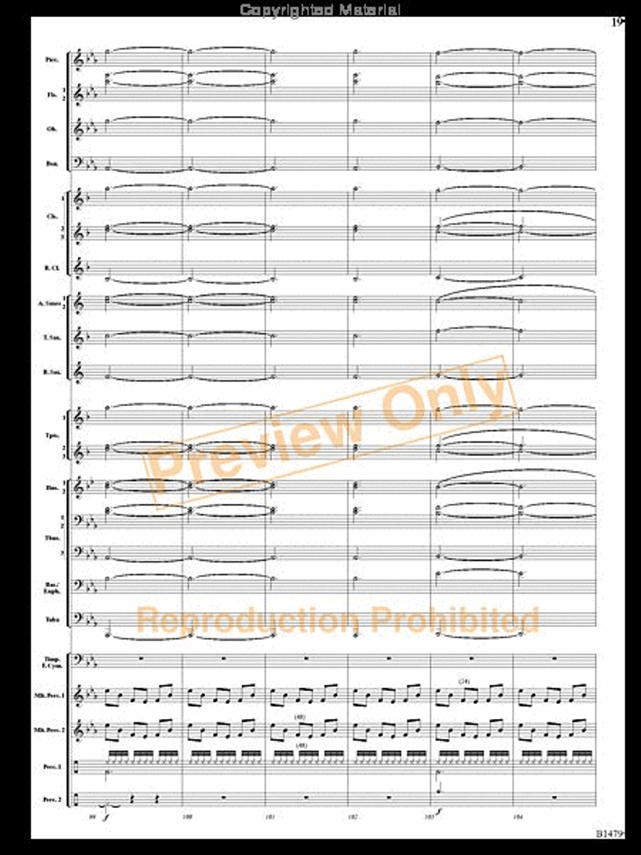 Gravity Wave Gravity Wave Concert Band scores gallery preview page 18