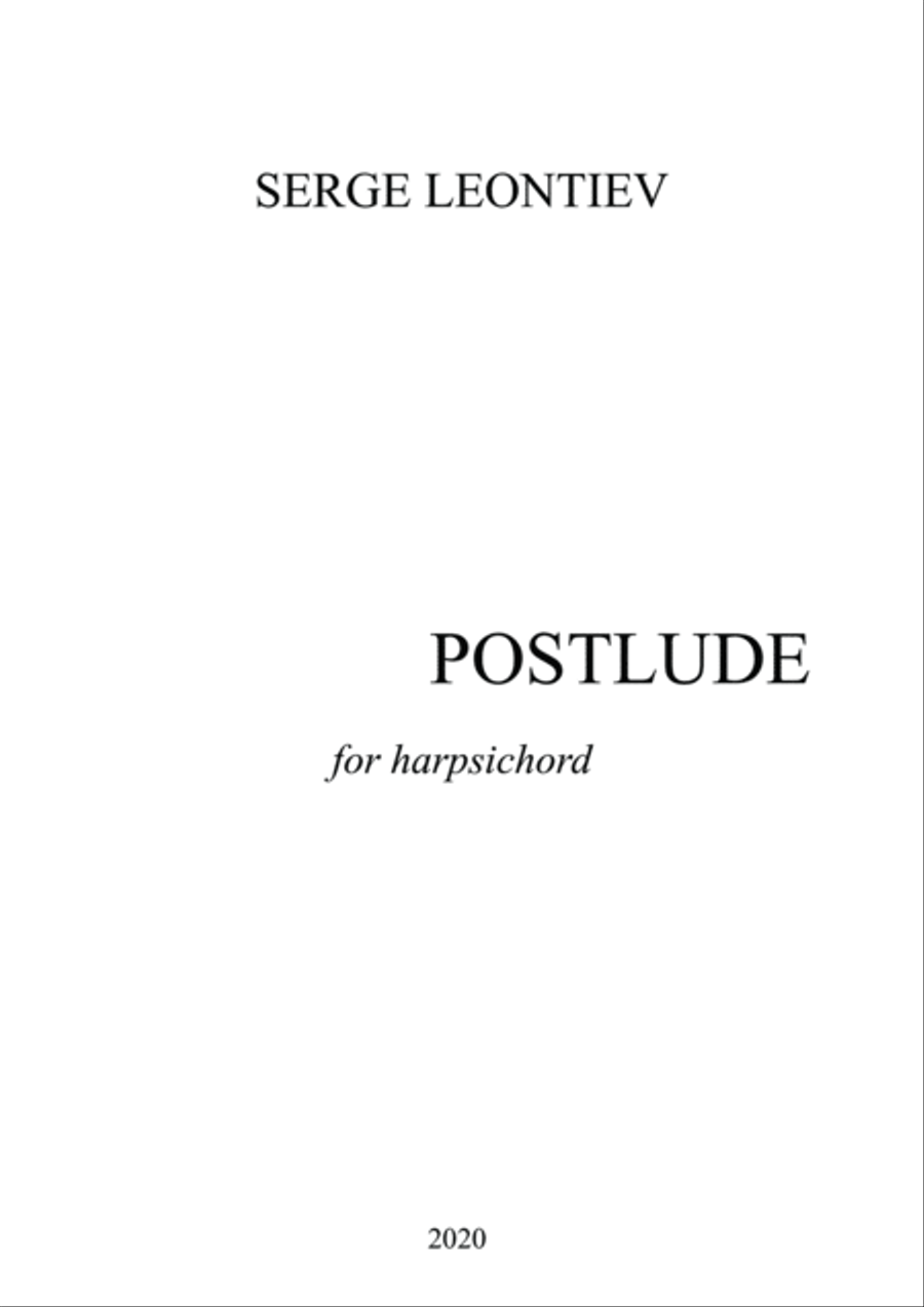 Postlude Harpsichord scores gallery preview page 3