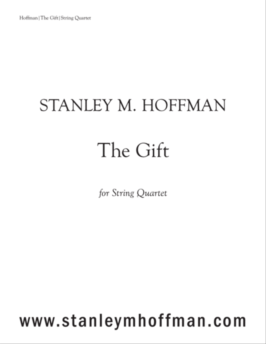 The Gift The Gift String Quartet scores gallery preview page 1
