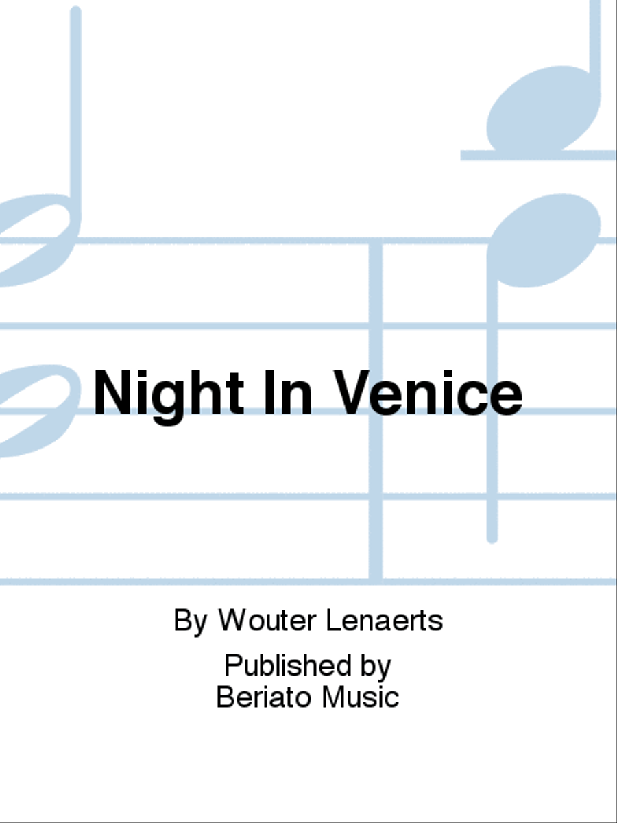 Night In Venice Concert Band scores gallery preview page 1