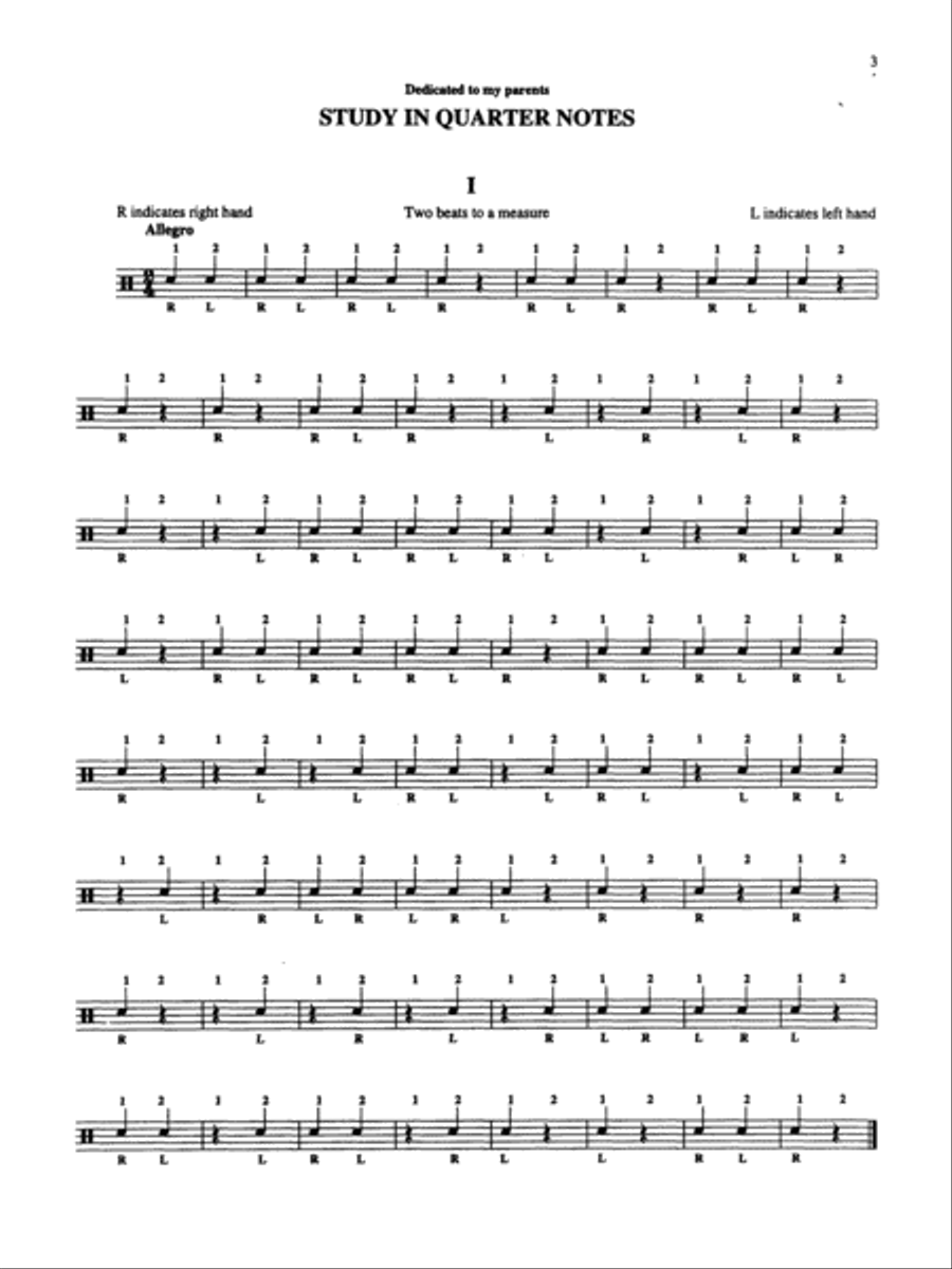 Modern School for Snare Drum Percussion scores gallery preview page 4